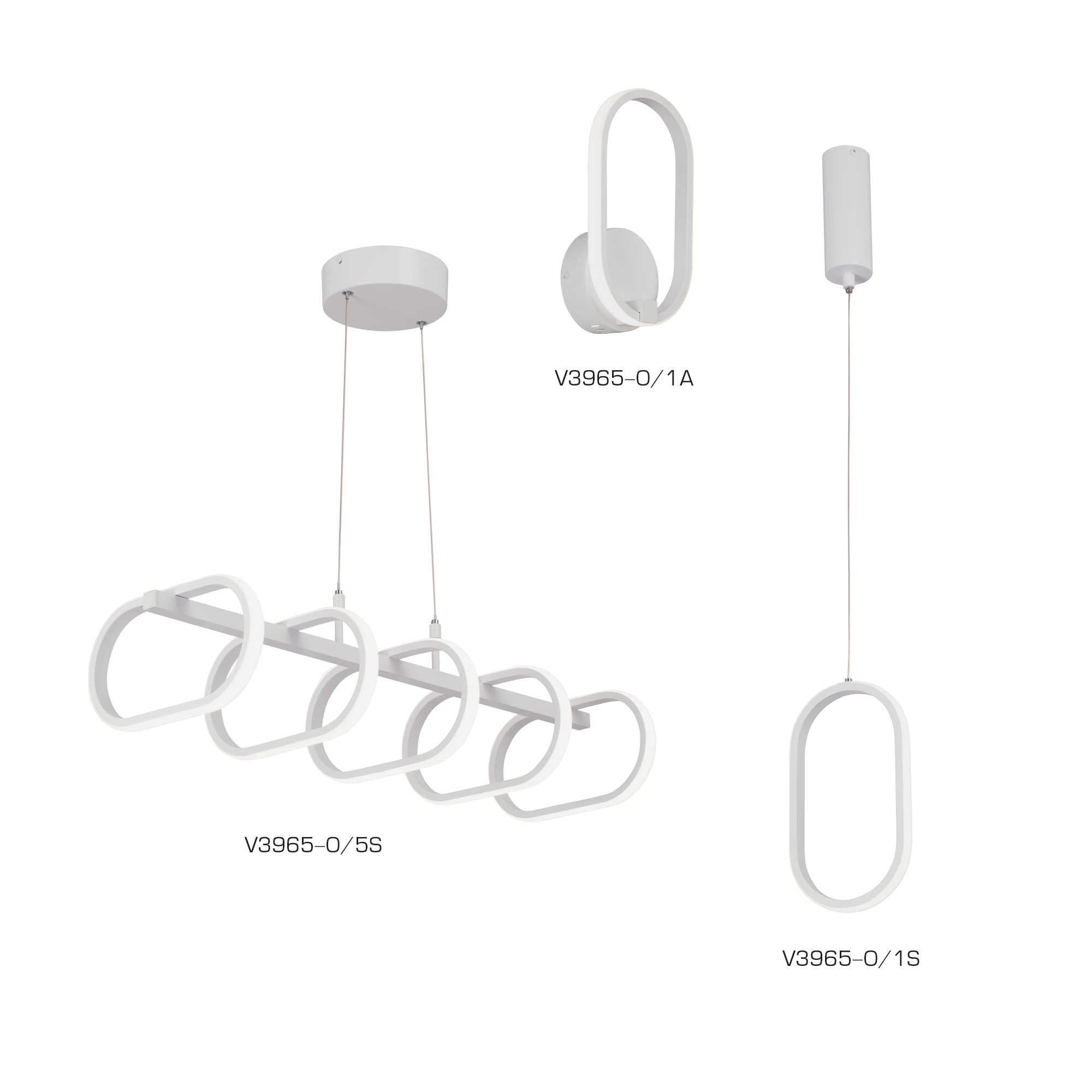 Подвесная люстра VITALUCE V3965-0/5S