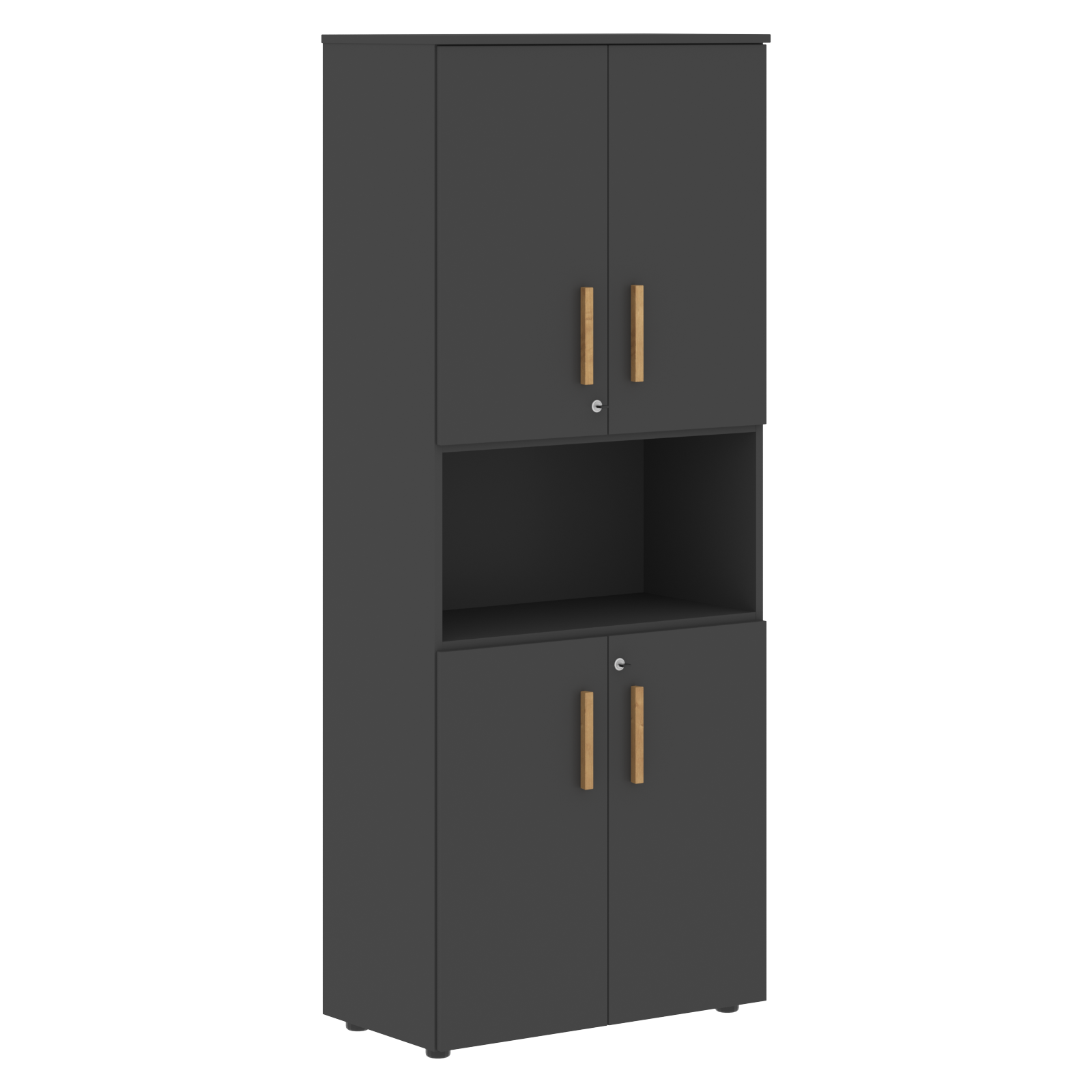Шкаф с 2-мя комплектами глухих малых дверей Forta FHC 80.4(Z)
