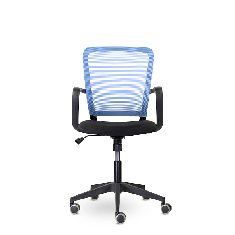 Кресло компьютерное Хэнди М-806 BLACK PL голубой