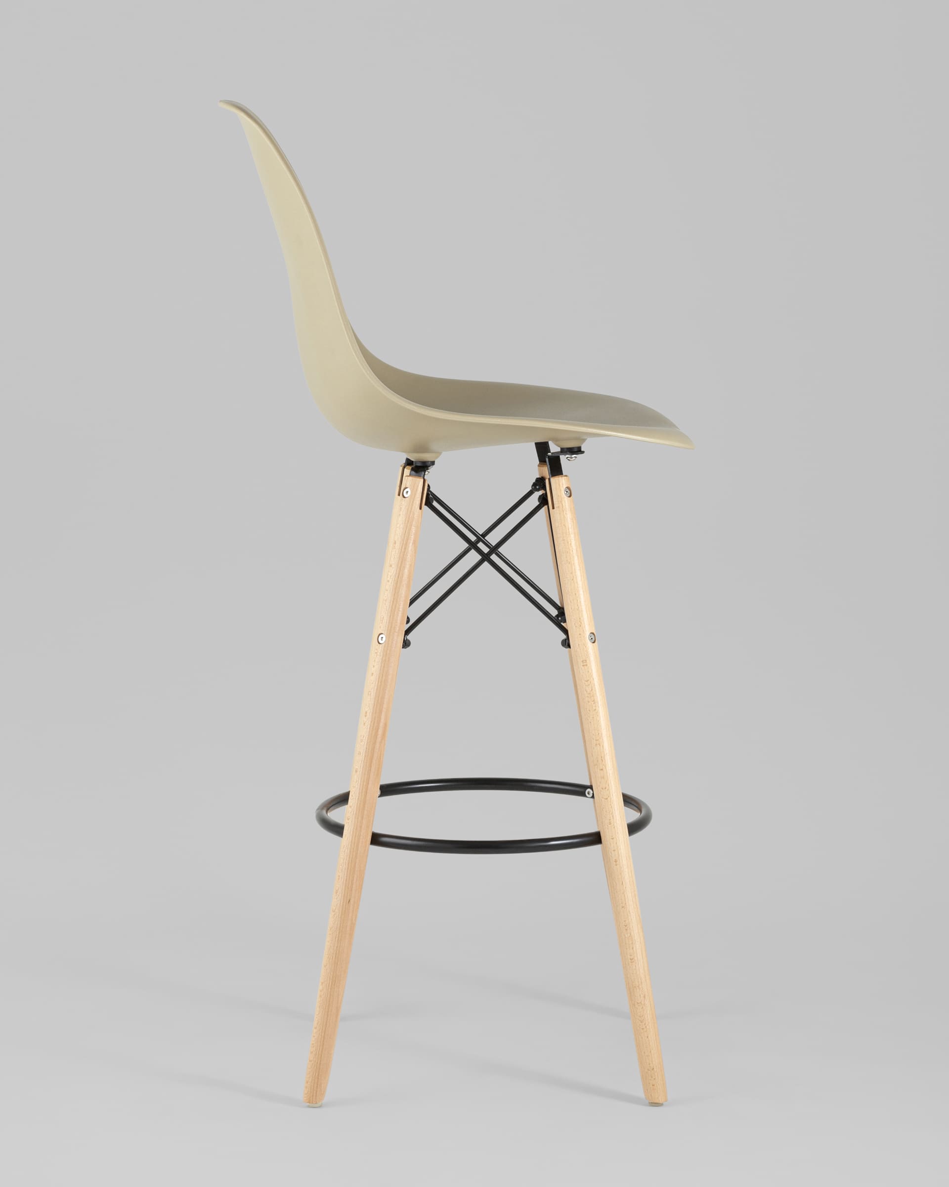 Стул Eames DSW барный бежевый