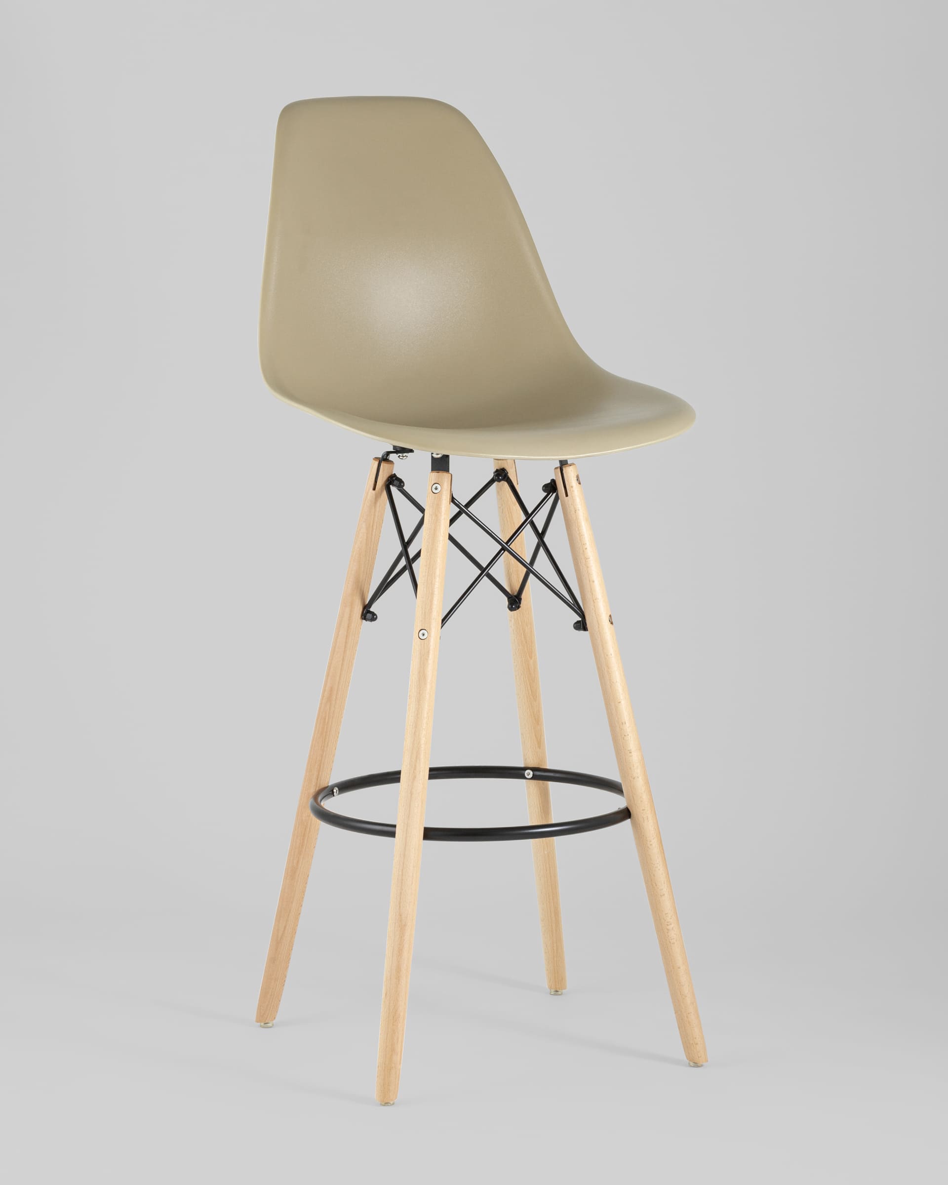 Стул Eames DSW барный бежевый