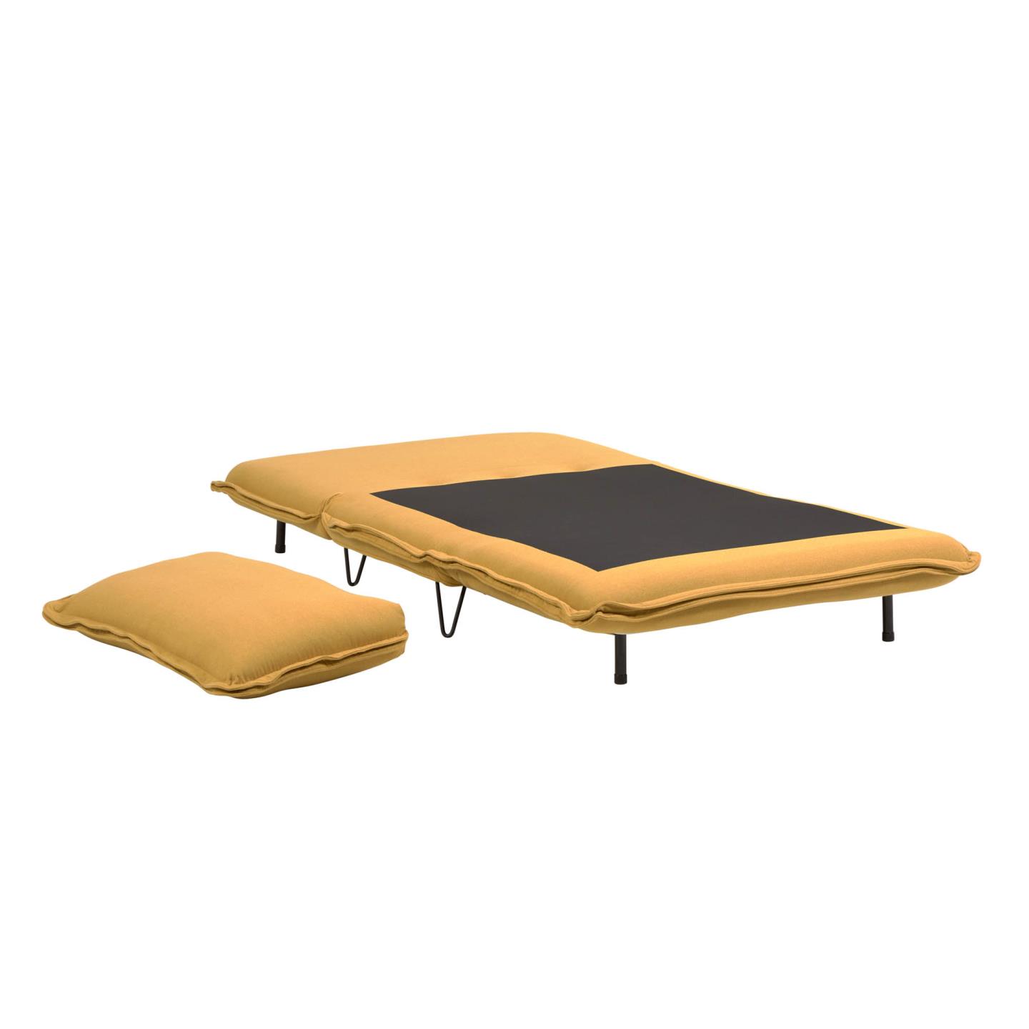 Диван-кровать La Forma Miski горчично-желтый 105 см