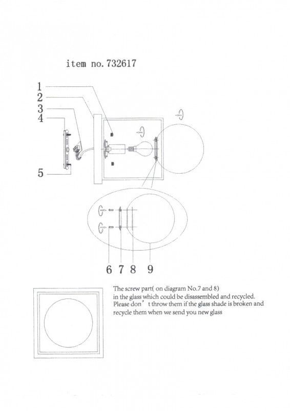 Бра настенное Lightstar GABBIA 732617