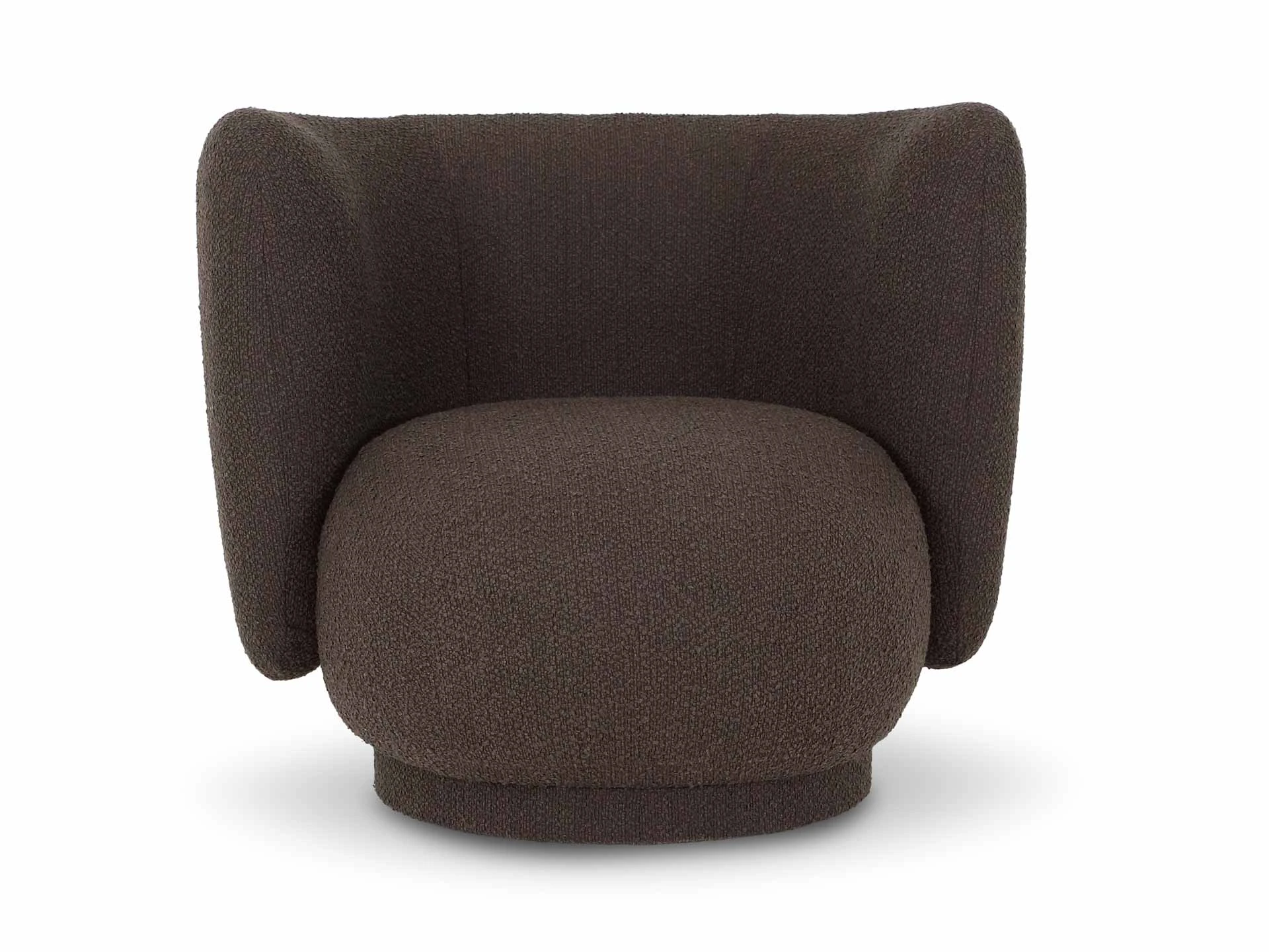 Кресло вращающееся Lucca букле коричневый 823170