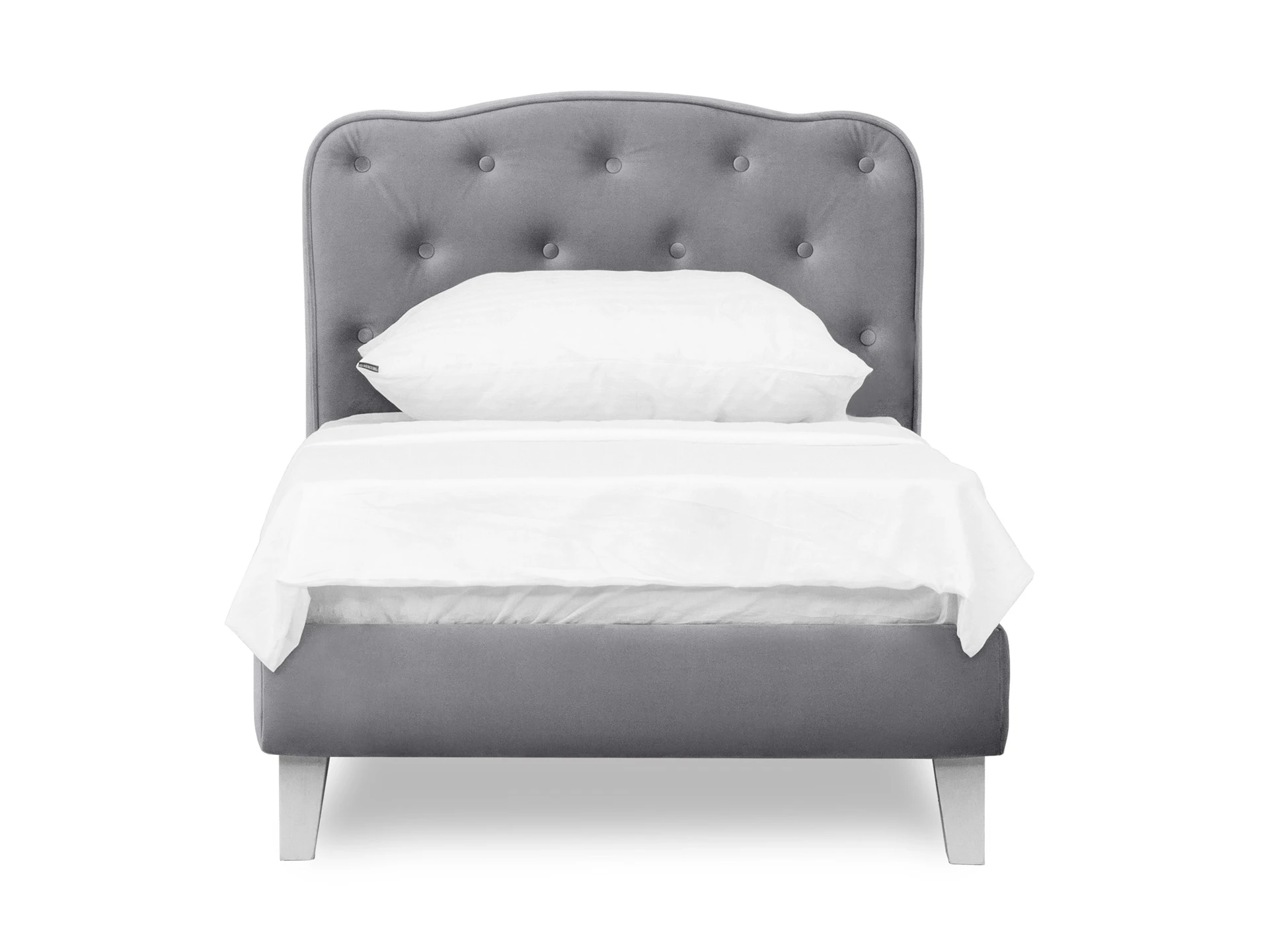 Мягкая кровать Candy серый 566962