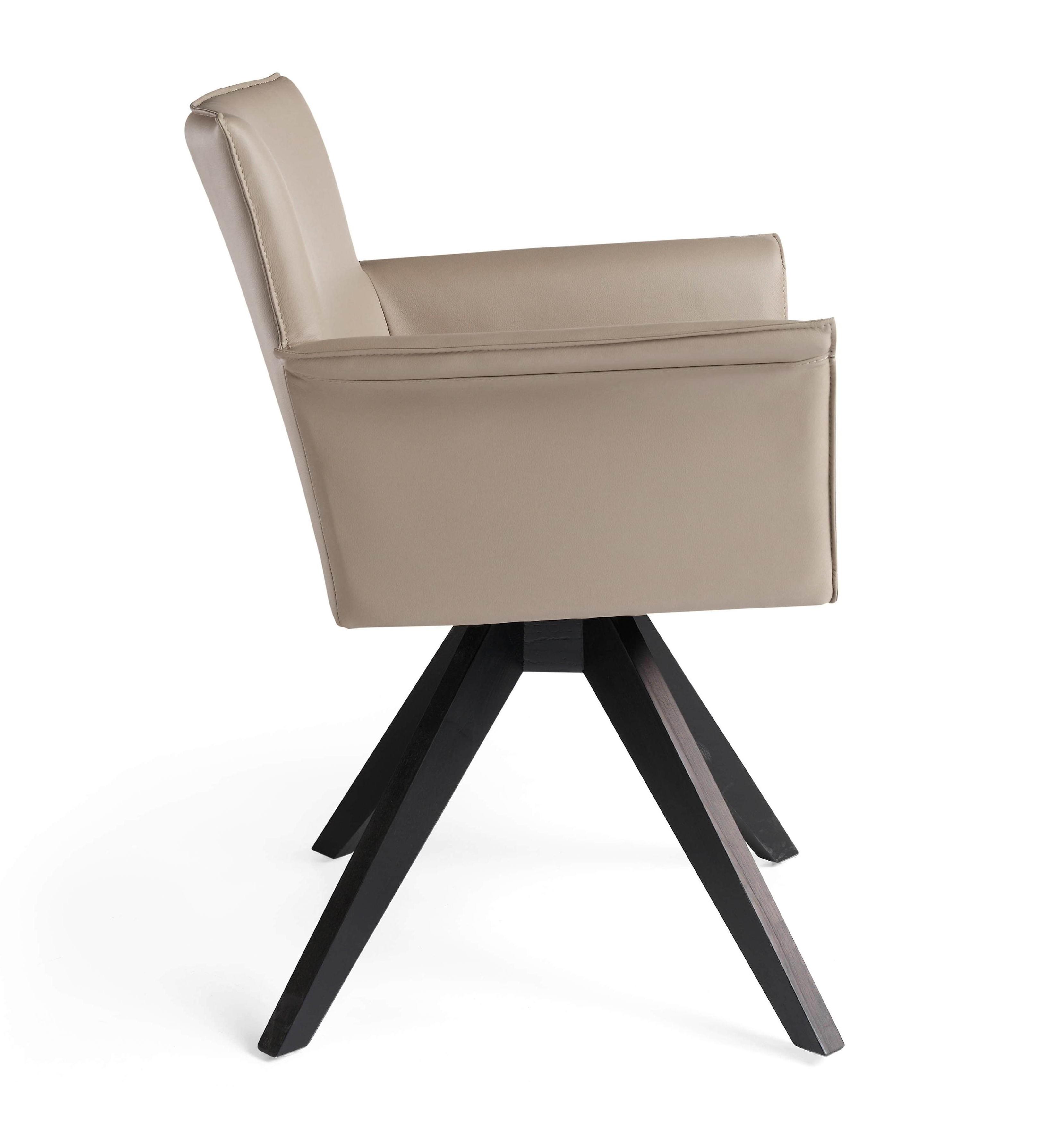 Вращающееся кресло коричневое Angel Cerda DC689-VISON