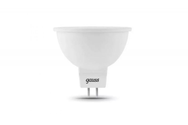 Лампа Gauss MR16 7W 630lm 6500K GU5.3 LED 1/10/100