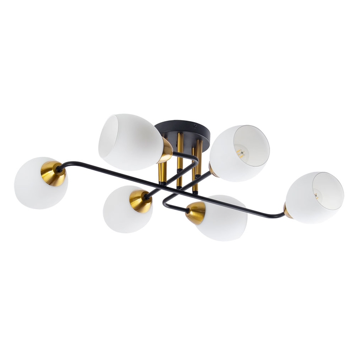 Люстра на штанге ARTE LAMP ANDREA A8141PL-6BK
