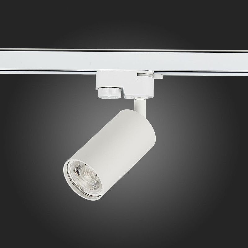 Трековый светильник для однофазного шинопровода 220V ST Luce Track White ST300.506.01