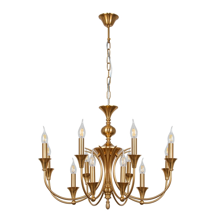 Подвесная люстра ARTE LAMP COLLINETTA A4094LM-12PB