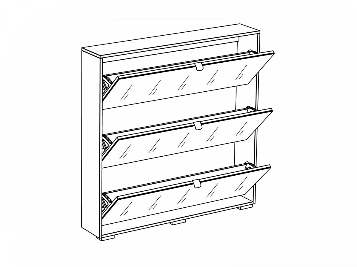 Шкаф для обуви Wide 333309