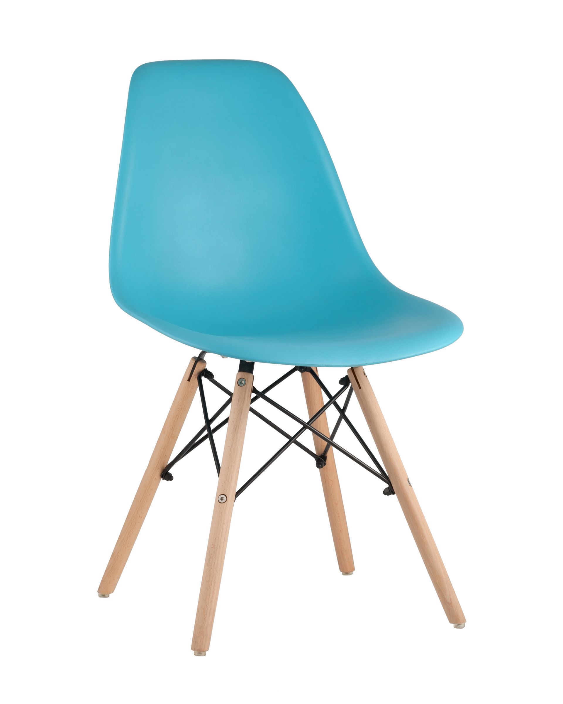 Комплект стульев Eames DSW бирюзовый x4 шт