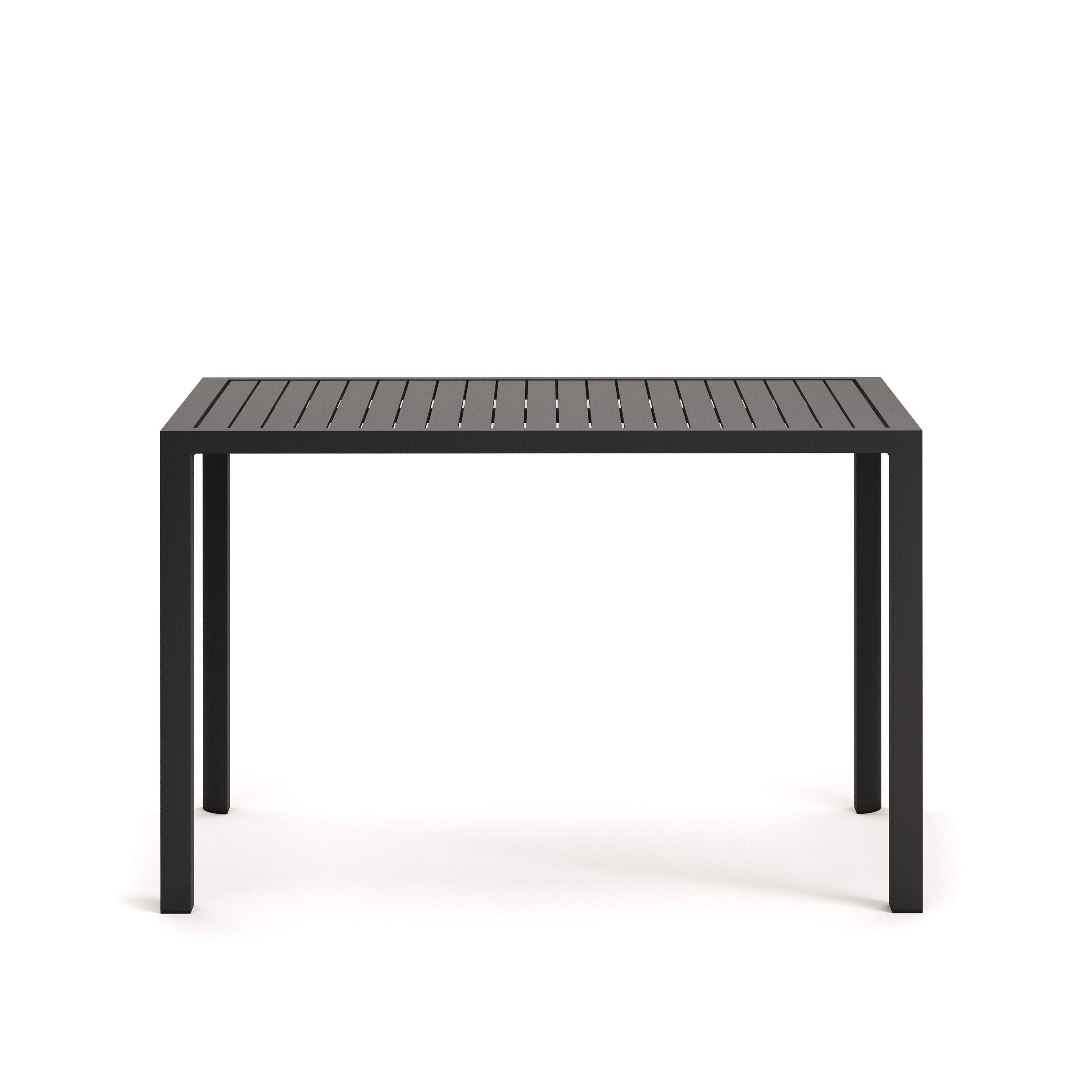 Барный стол La Forma Culip с порошковым покрытием серого цвета 150 х 77