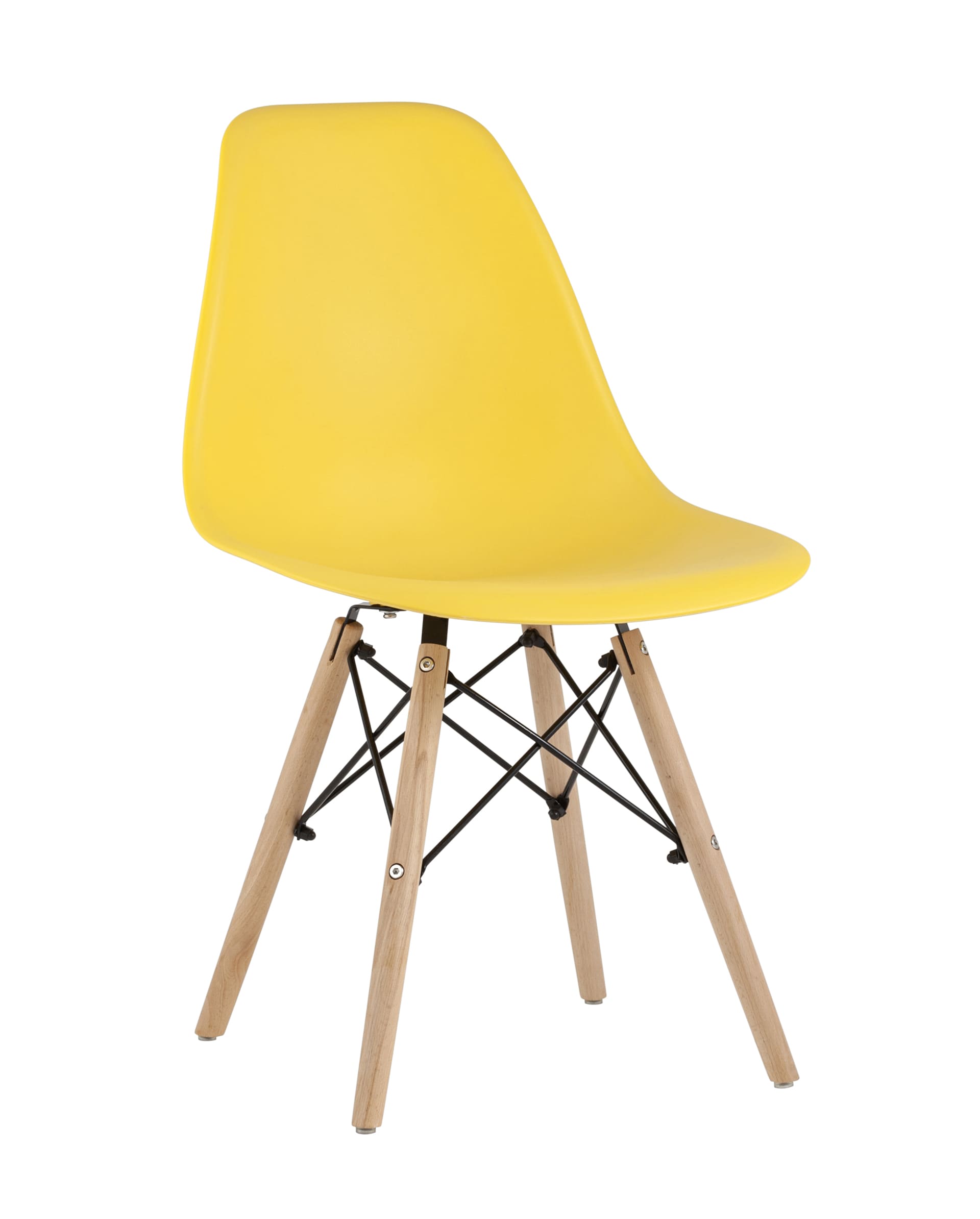 Комплект стульев Eames Style DSW желтый x4