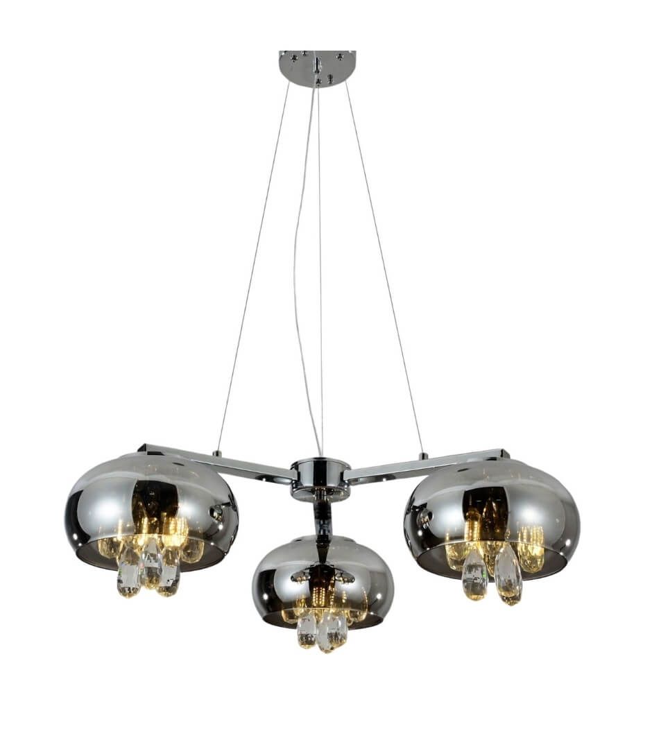 Подвесная люстра Lumina Deco tosso LDP 8066-3-200 CHR