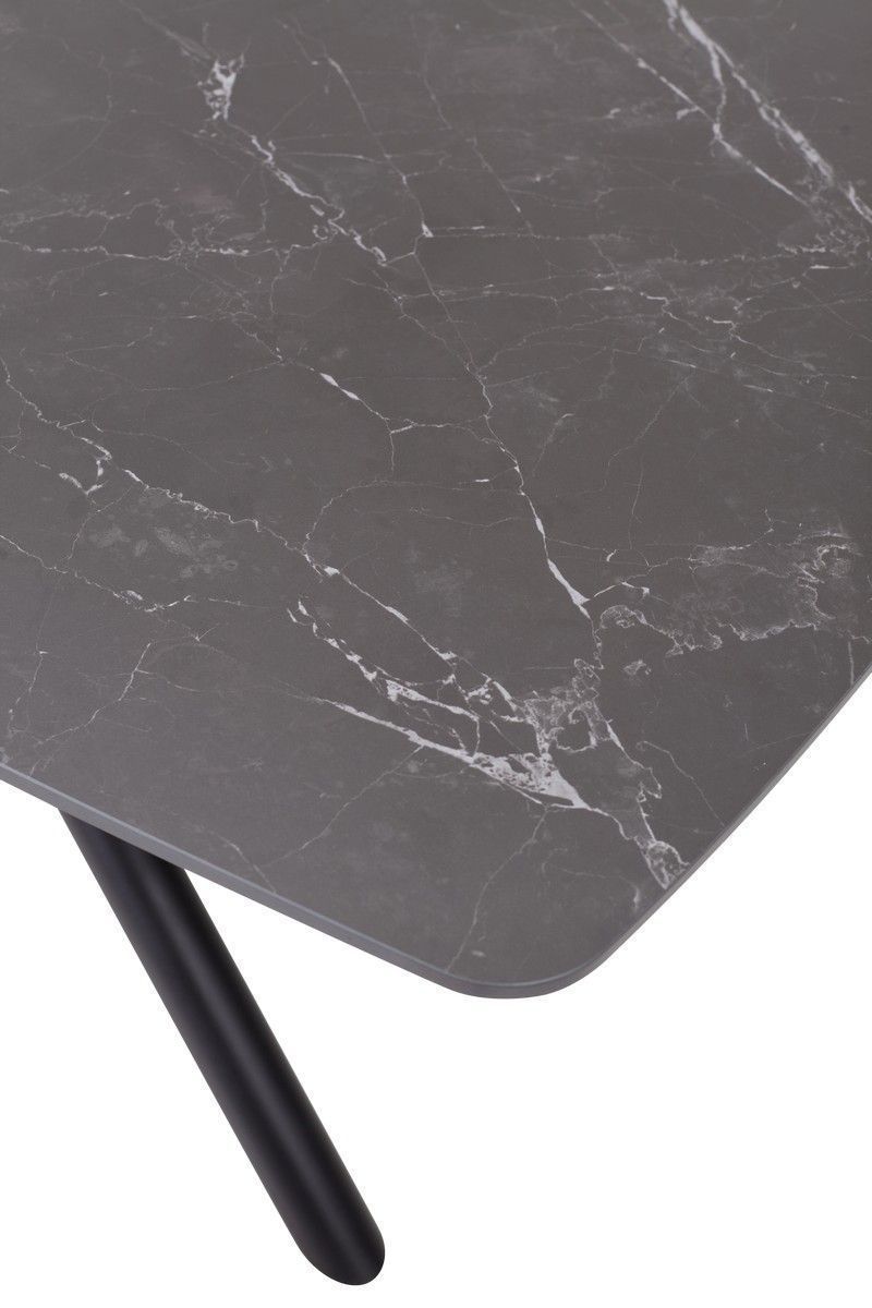 Стол RIVOLI 140 MATT BLACK MARBLE SINTERED 614M04288