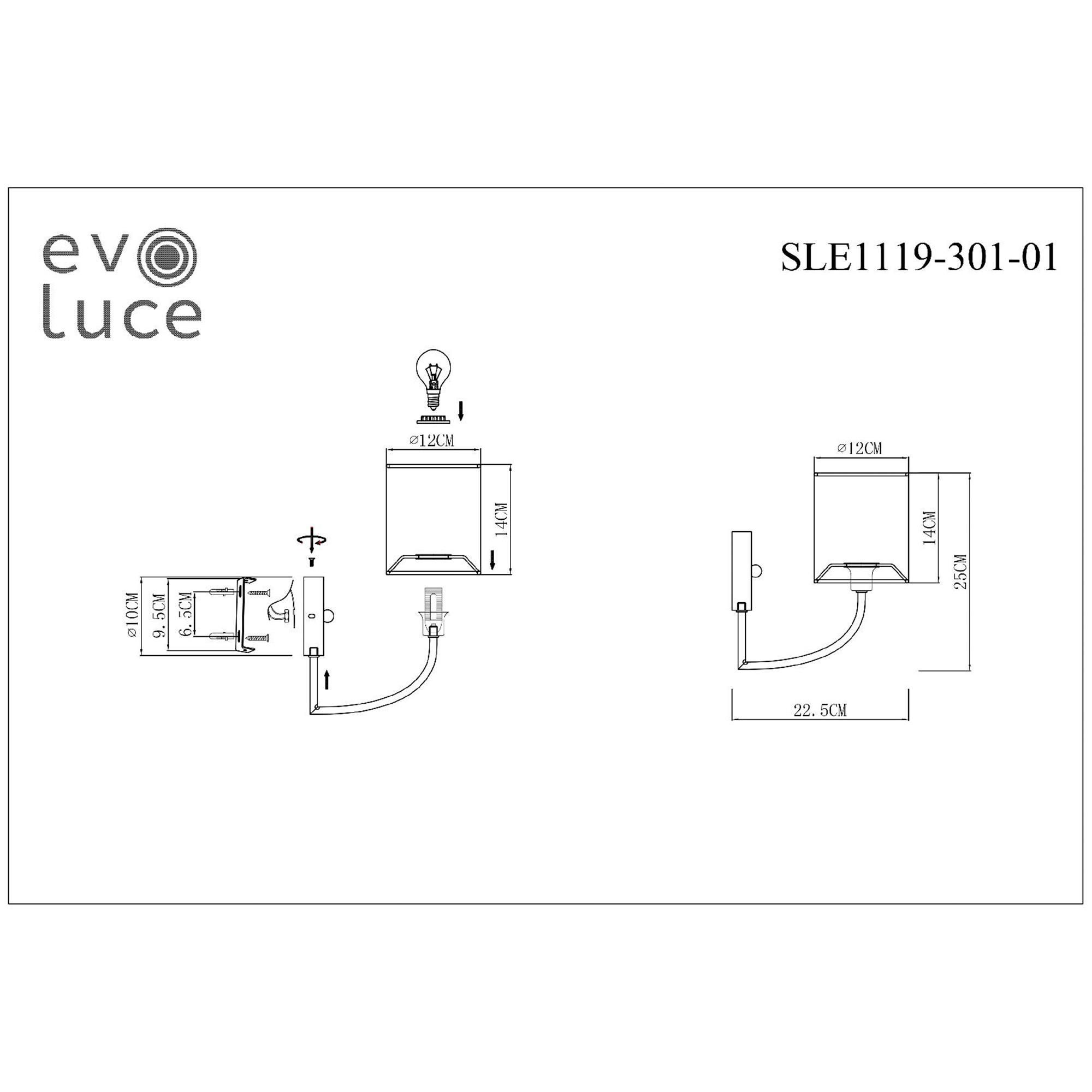 Бра EVOLUCE ELLISSE SLE1119-301-01