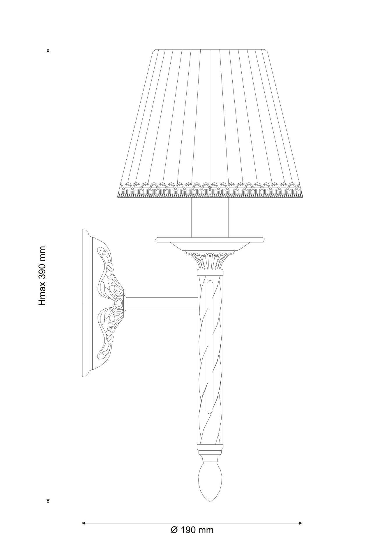 Бра Lucia Tucci ORIA W144.1 white