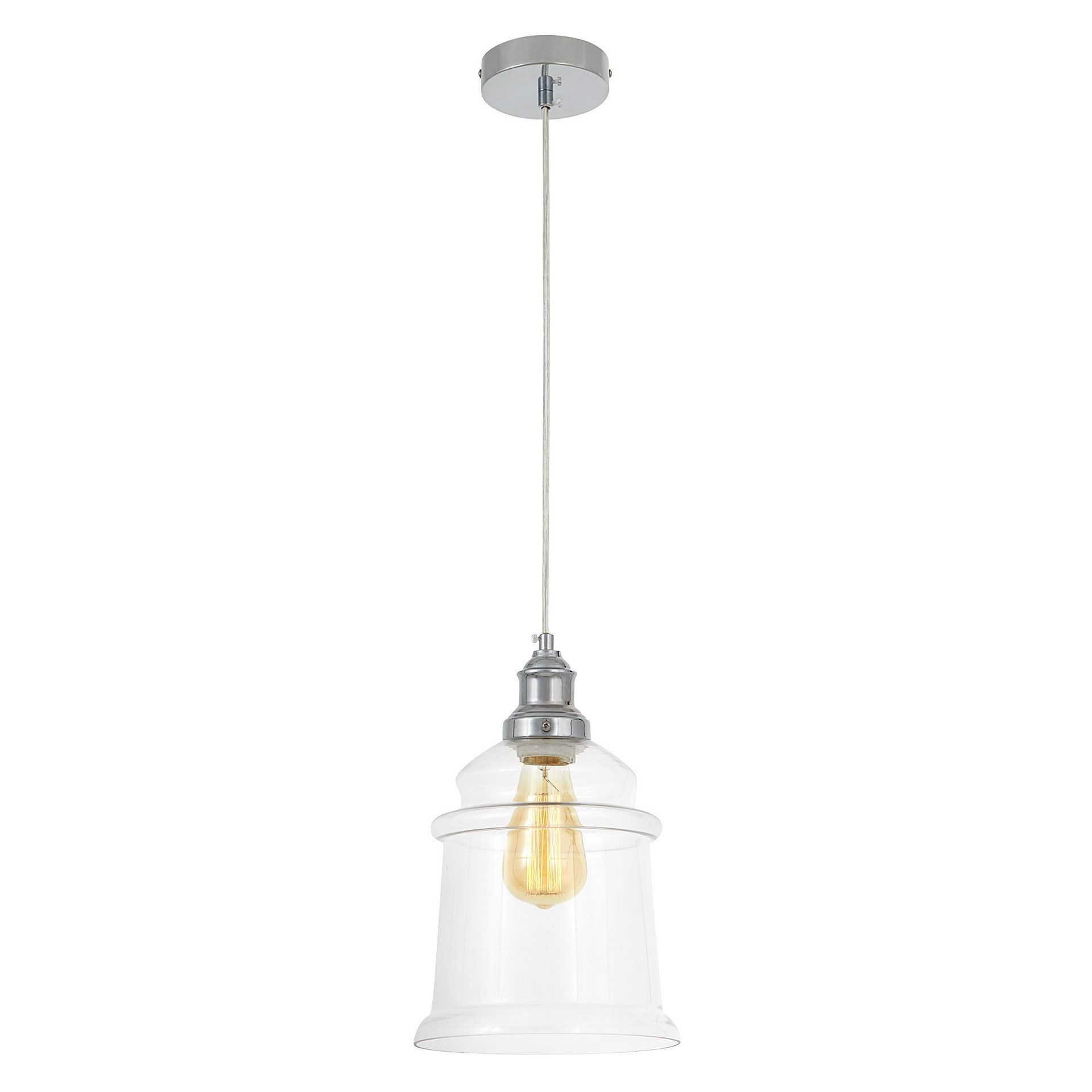 Подвесной светильник Lumina Deco Moletti LDP 6844-1 CHR+PR