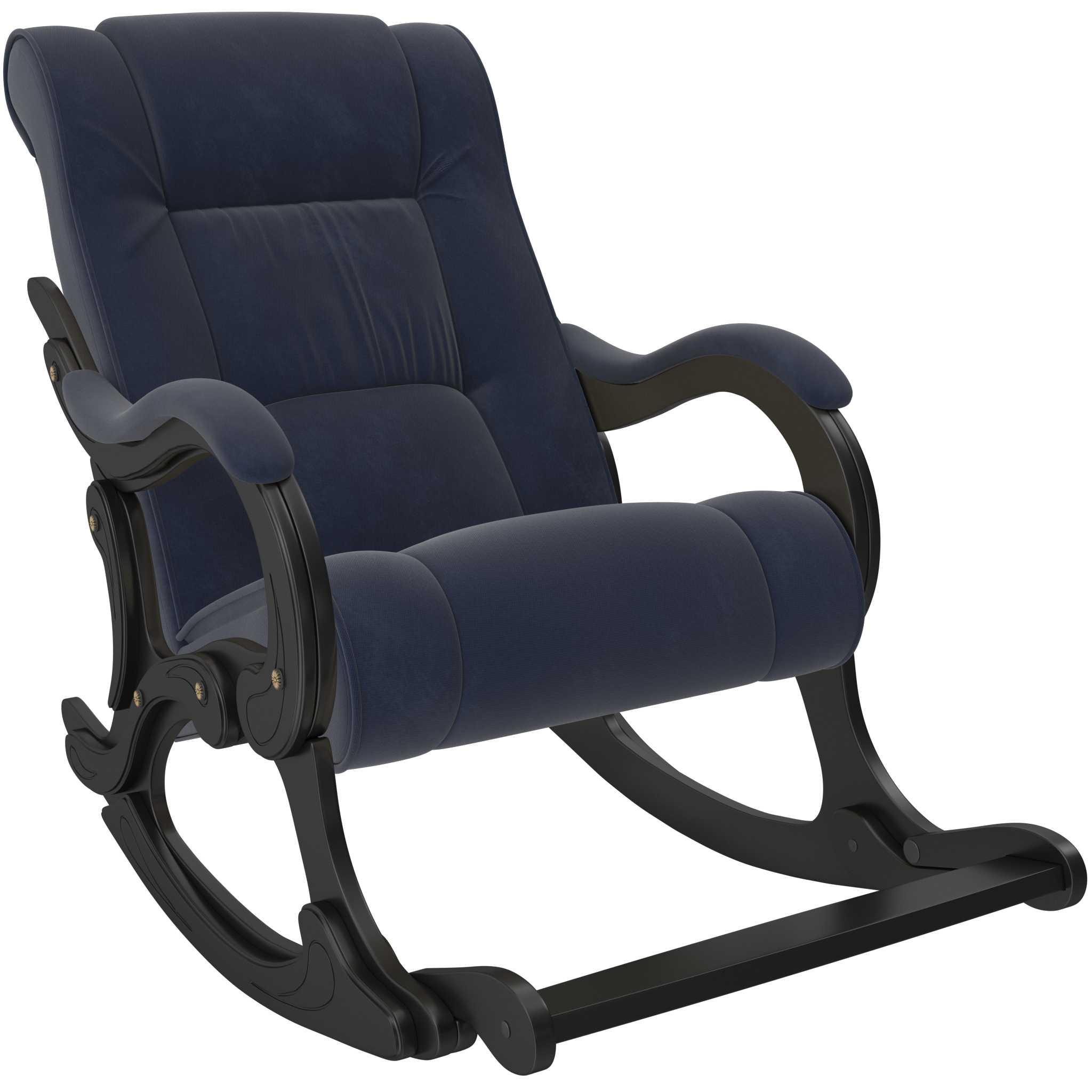 Кресло-качалка Модель 77 Венге, Verona Denim Blue