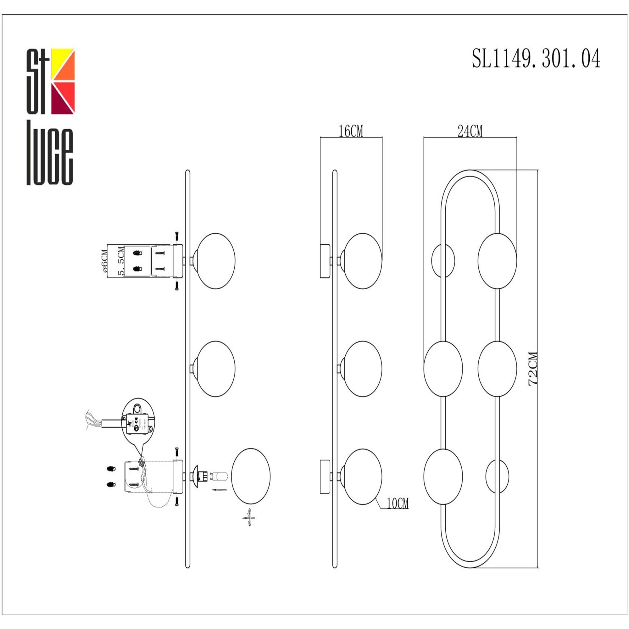 Бра ST LUCE VERA SL1149.301.04