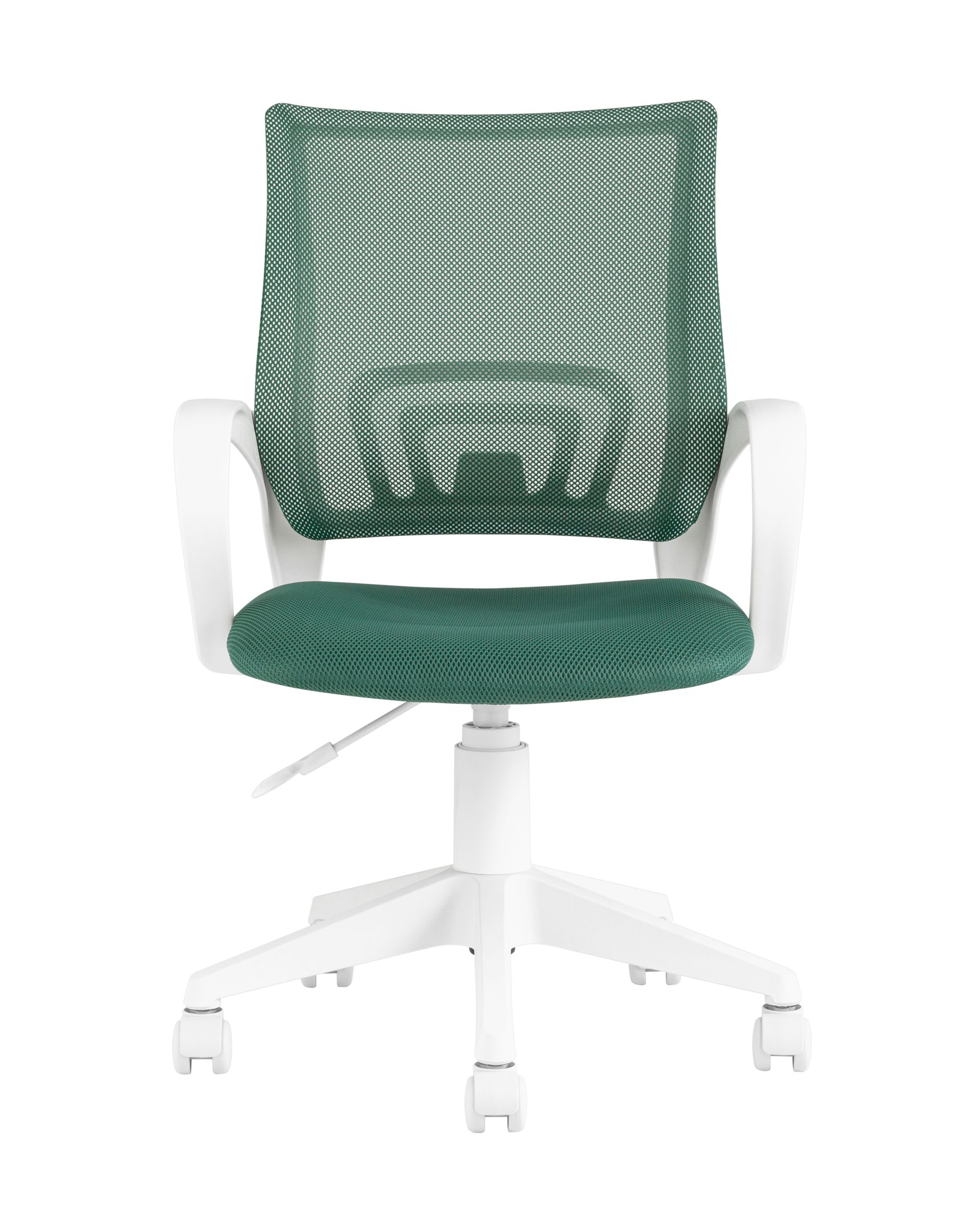 Кресло офисное TopChairs ST-BASIC-W зеленый крестовина пластик белый