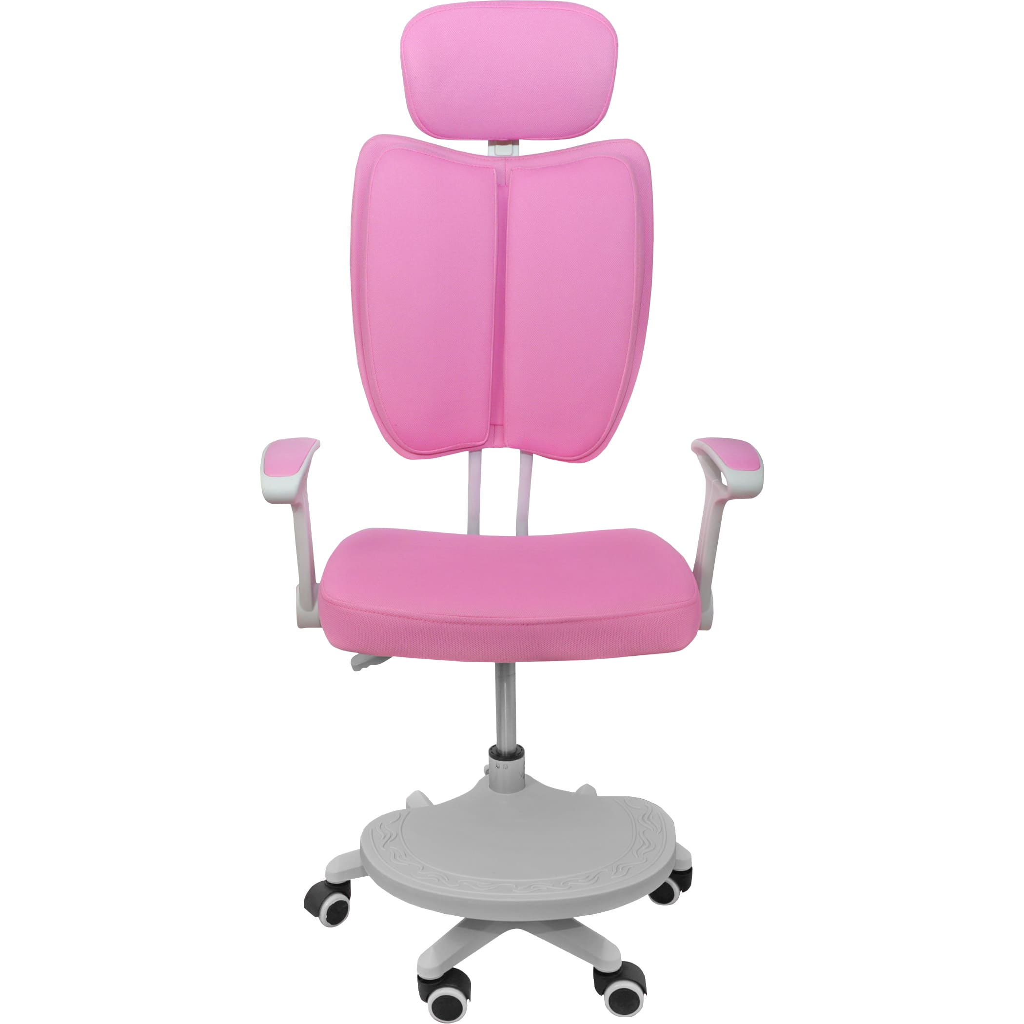 Кресло поворотное Twins розовый ткань 75268