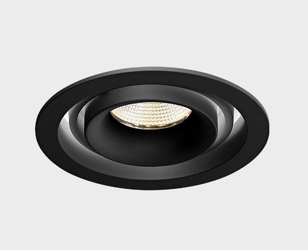 Точечный встраиваемый светильник ITALLINE DE-313 black