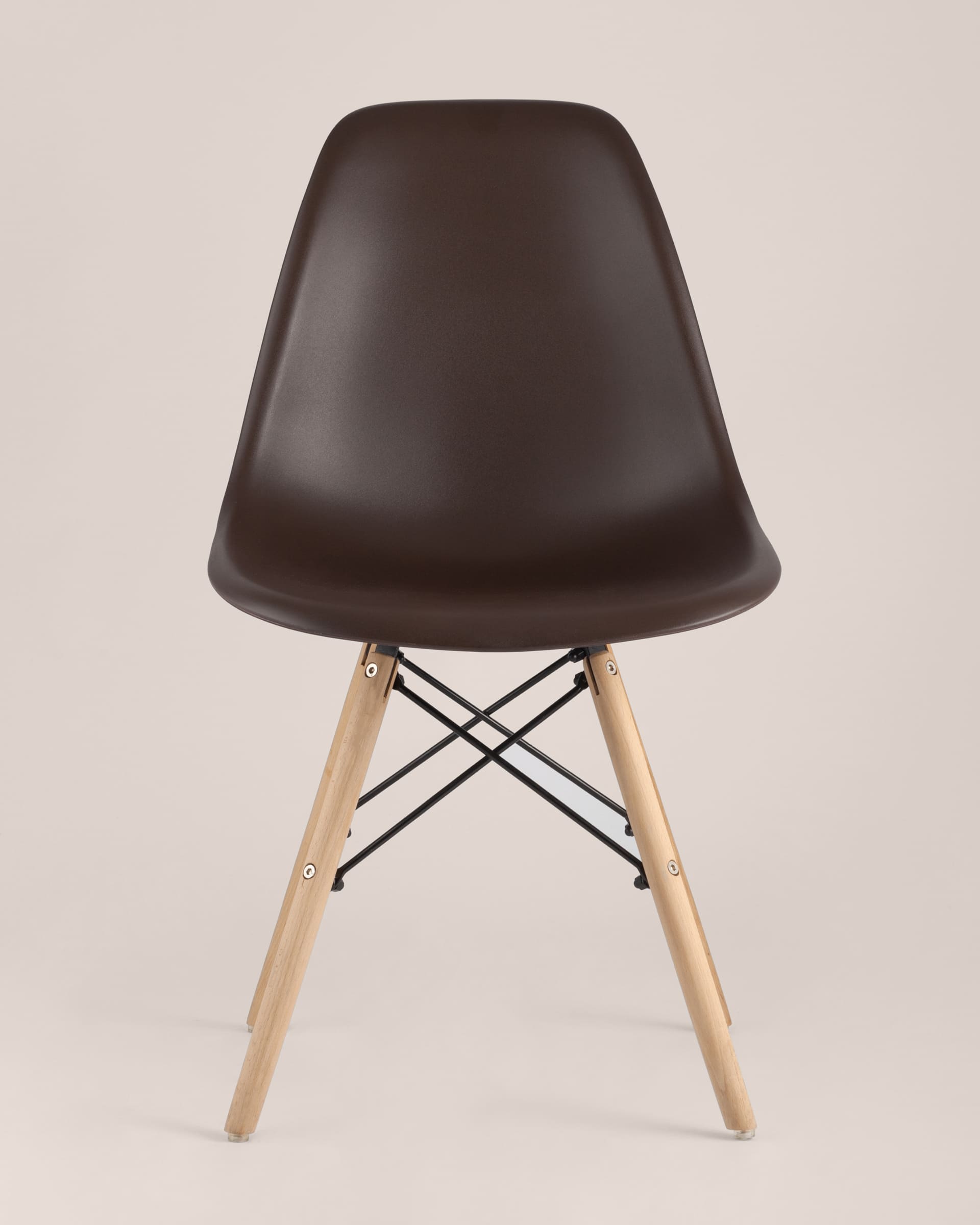 Комплект стульев Eames DSW коричневый x4 шт