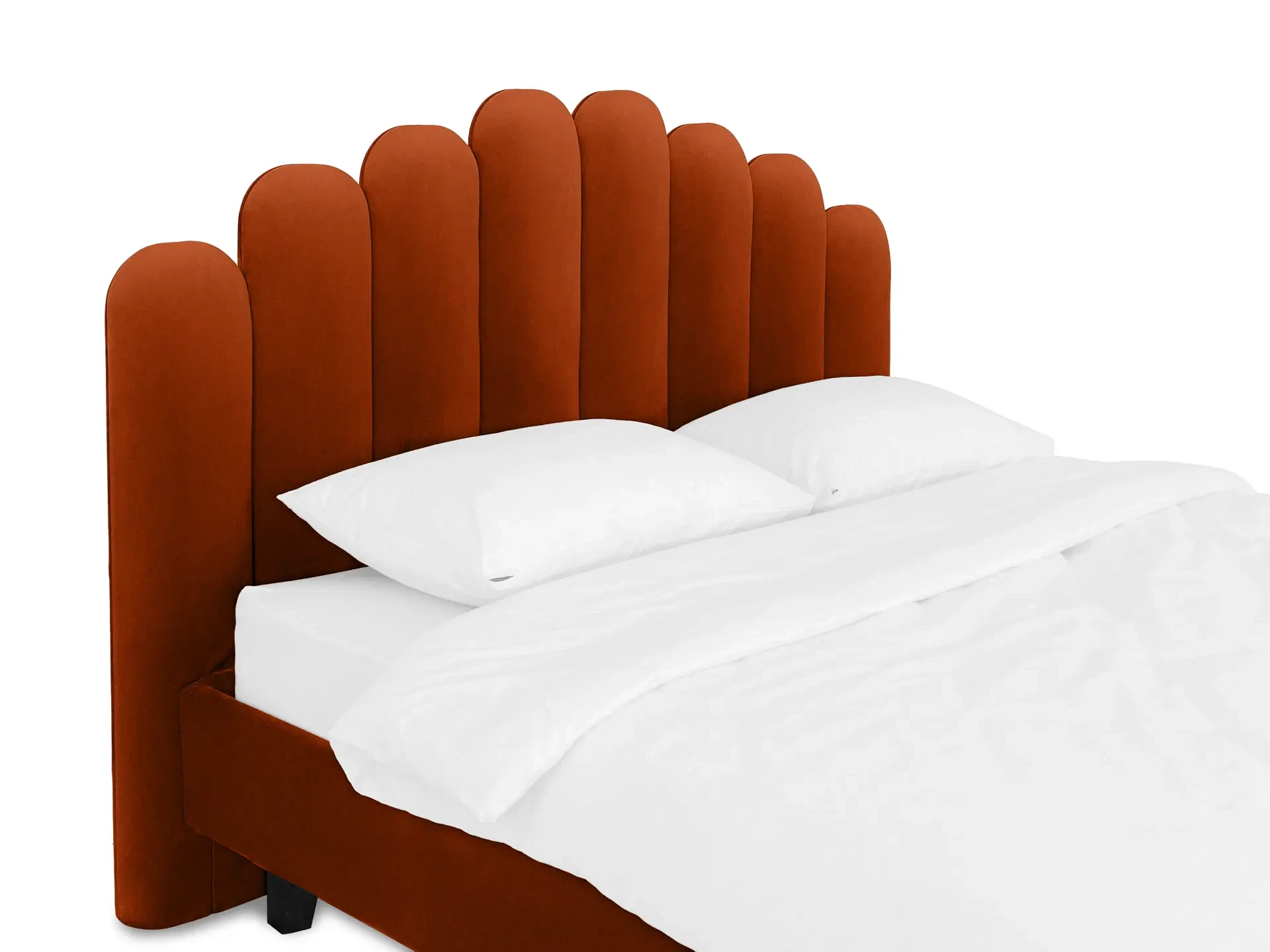 Кровать 160х200 Queen II Sharlotta L оранжевый 577094