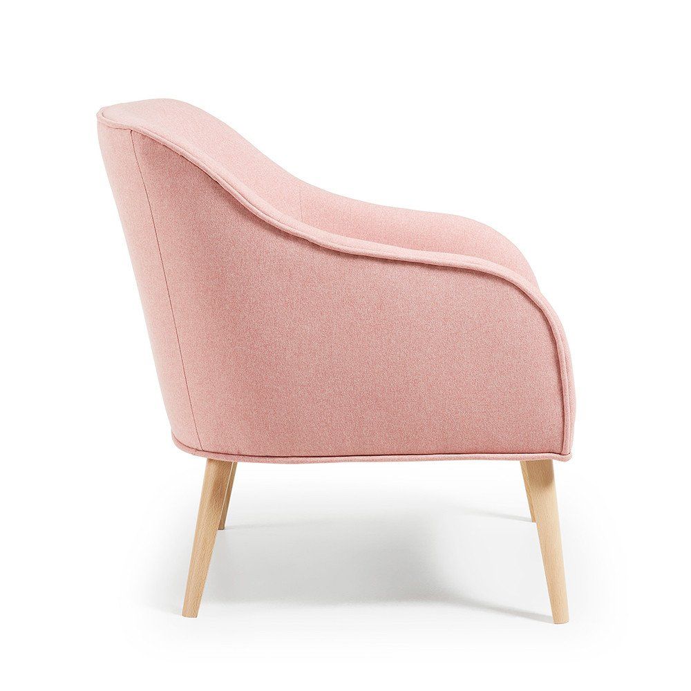 Кресло La Forma Lobby розовое