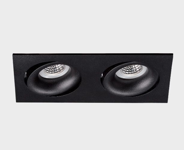Точечный встраиваемый светильник ITALLINE DE-202 black