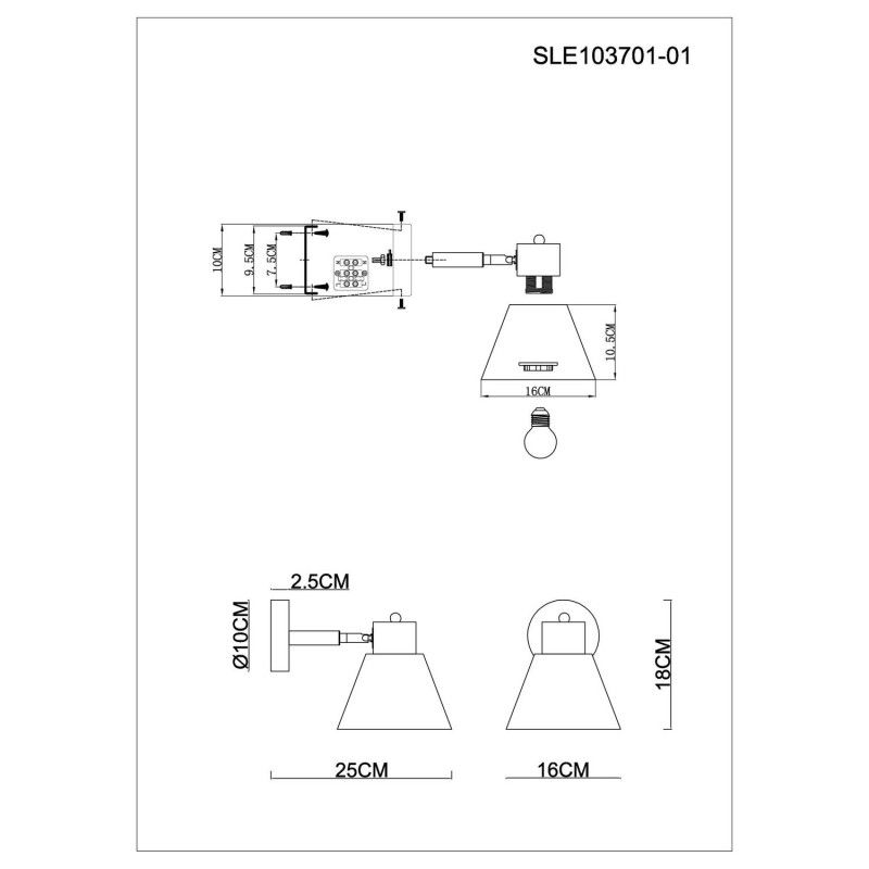 Бра Evoluce BUVE SLE103701-01