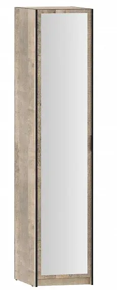 Шкаф для одежды Фолк Silva с зеркалом НМ 014.02 Дуб Гранж Песочный