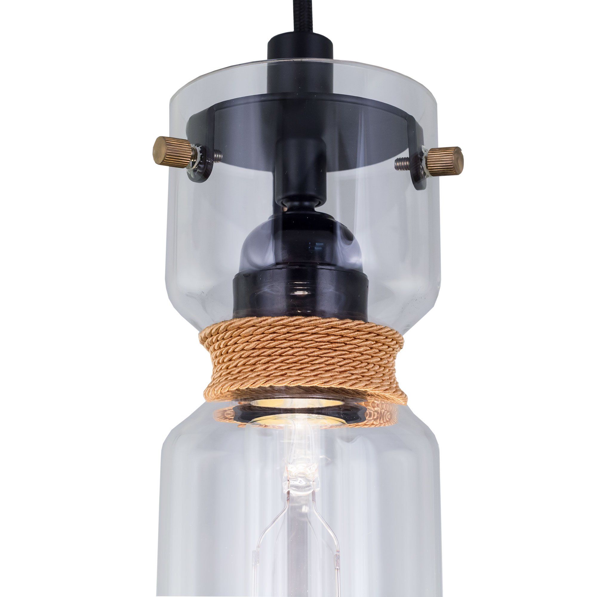 Потолочный подвесной светильник Эдисон стекло Citilux CL450213