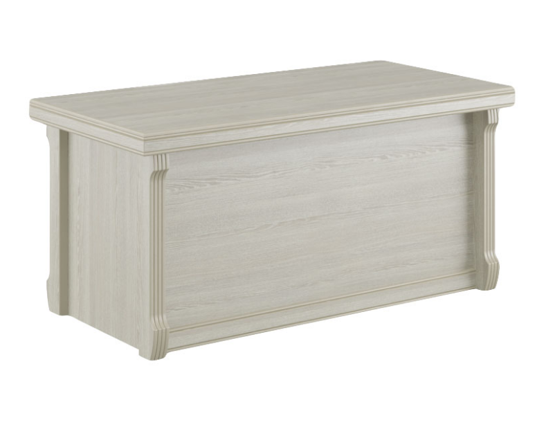 Стол berner 160 white wood bk