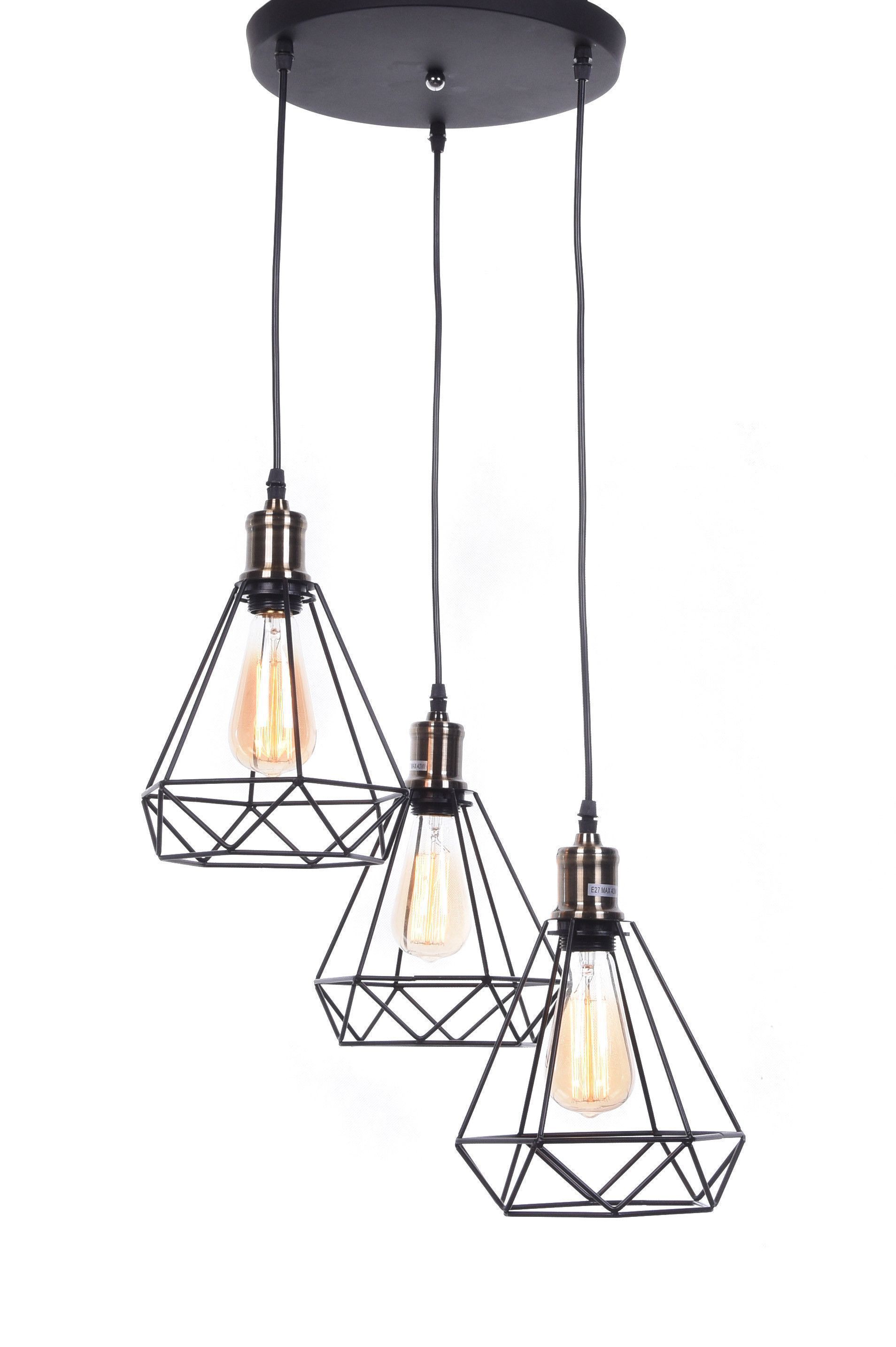 Подвесной светильник Lumina Deco cobi LDP 11609-3 BK