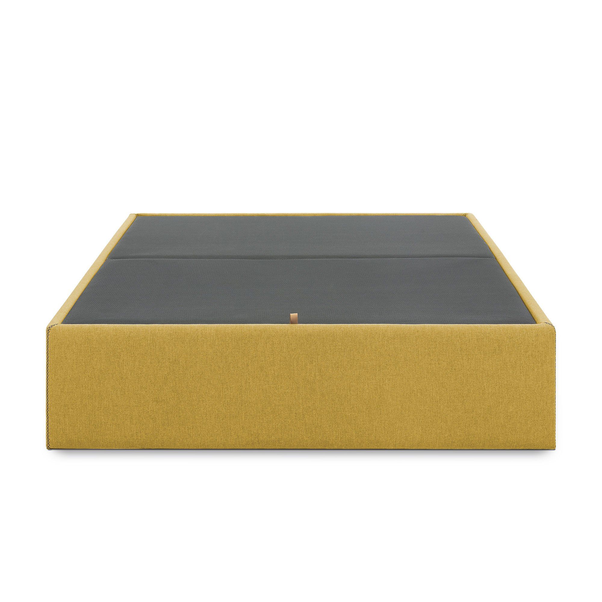 Кровать La Forma Matters c ящиком для хранения 140x190 горчица