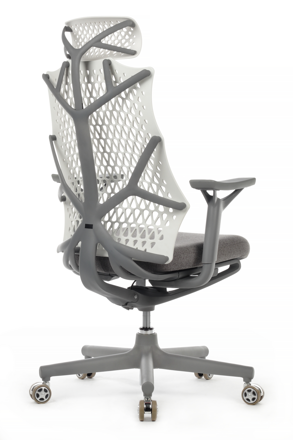 Кресло компьютерное RIVA DESIGN Ego A644 Белый / Серый