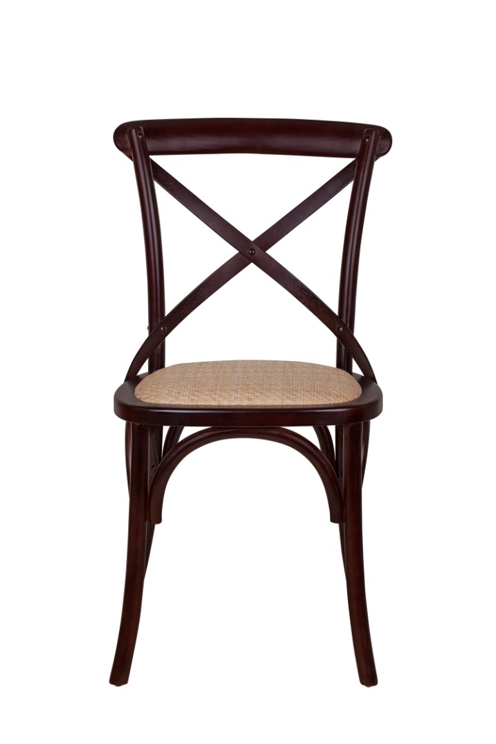 Стул Cross Back Chocolate Коричневый