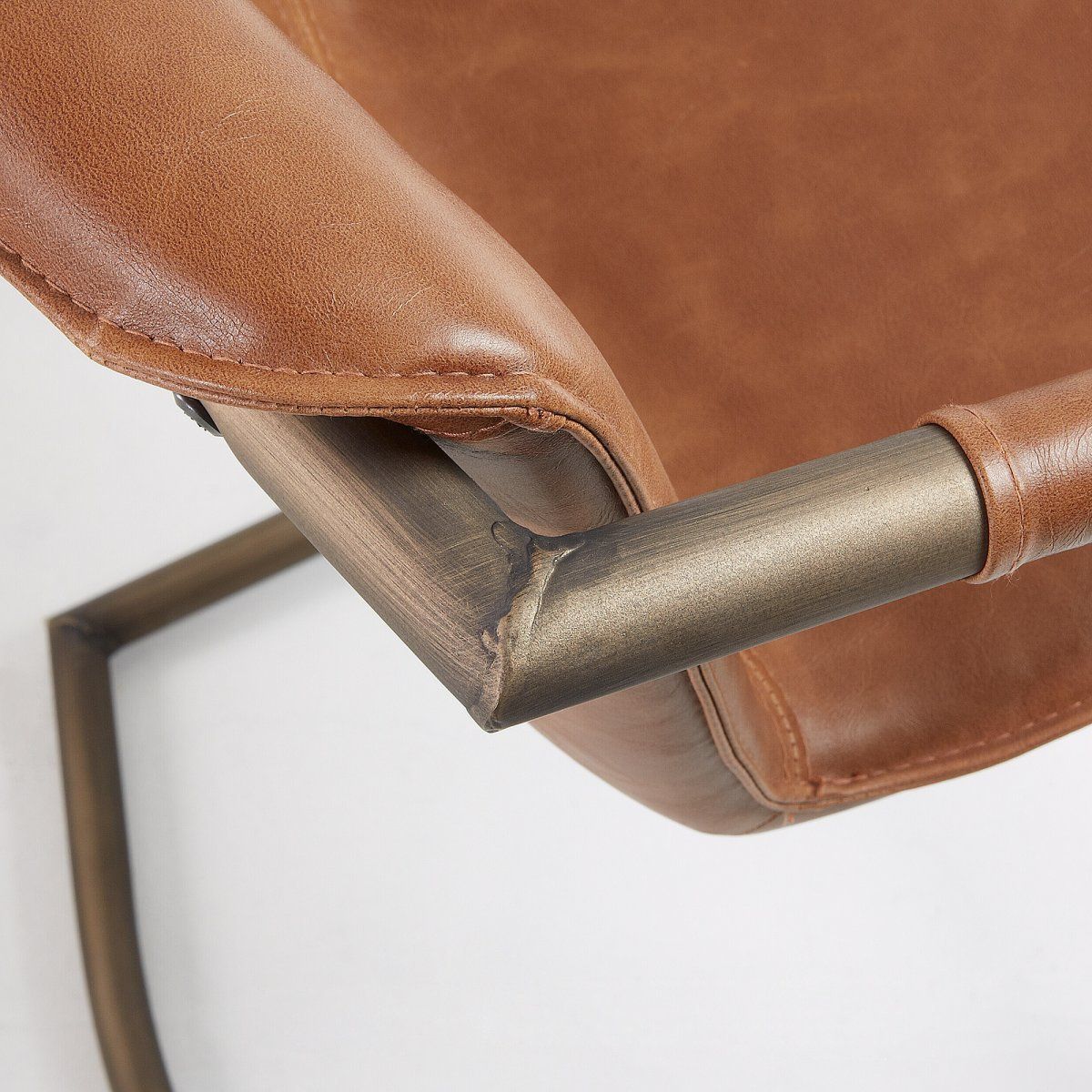 Барный стул La Forma Trion коричневый