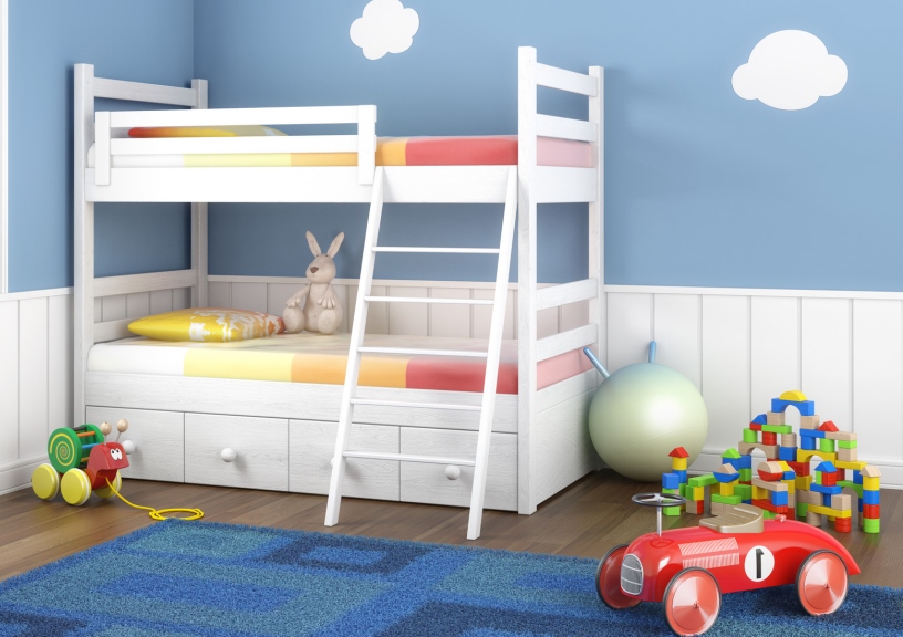 Детские двухъярусные кровати: важные моменты безопасности