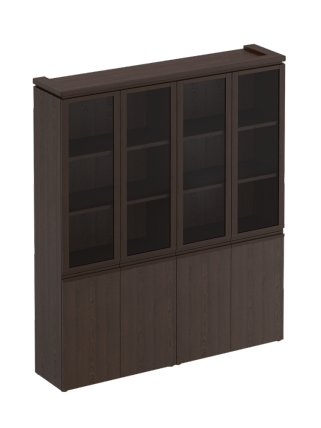 Шкаф для документов со стеклянными дверями Mark МК 360
