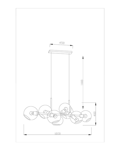 Подвесная люстра Moderli Long V2171-P