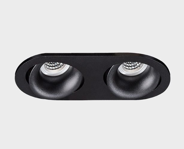 Точечный встраиваемый светильник ITALLINE DE-2002 black