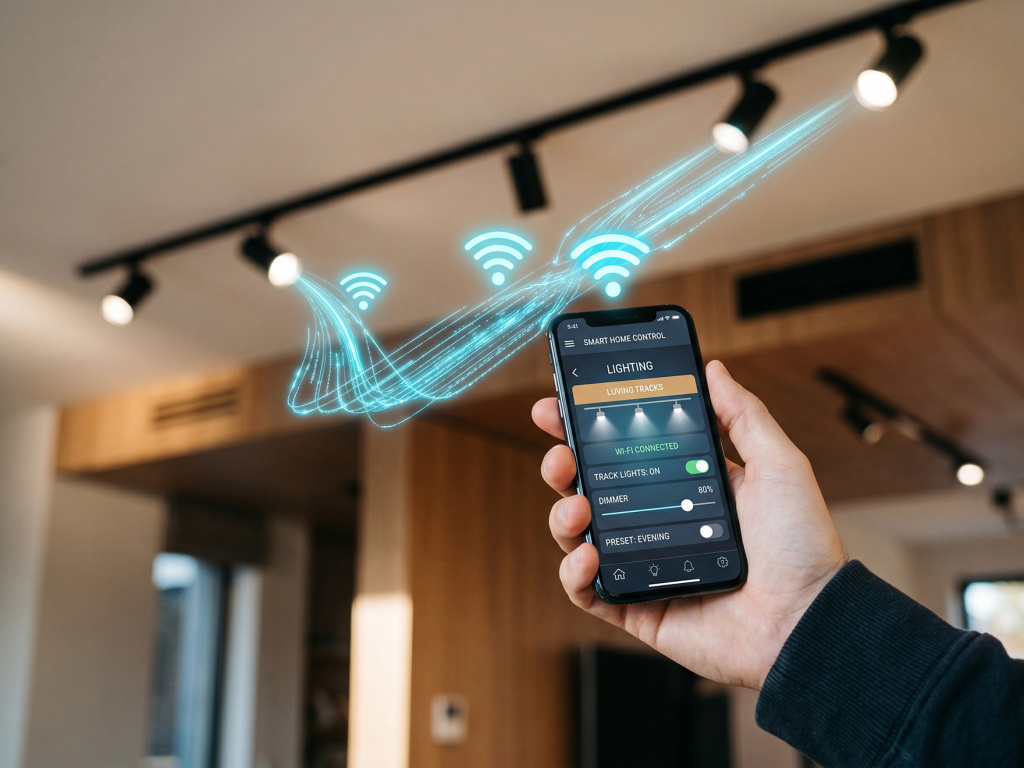 Управление трековыми светильниками через Wi-Fi 