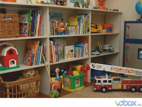хранение игрушек в детской комнате