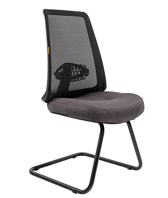 Кресло на полозьях CHAIRMAN 535V черный / серый