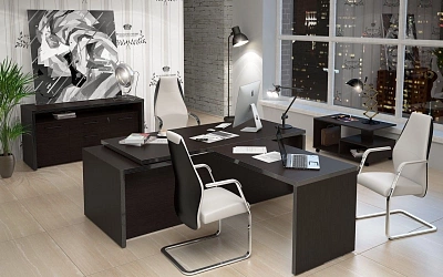 Комплект мебели для кабинета  руководителя Skyland TORR Венге Магия