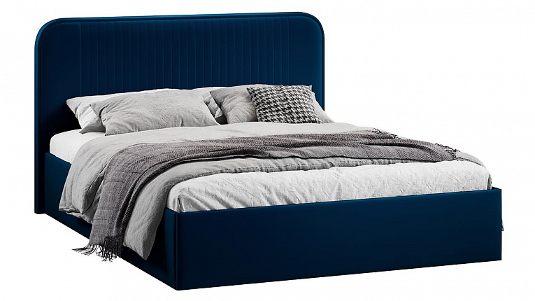 Кровать 180х200 c подъемным механизмом Тиффани велюр Confetti Blue Трия